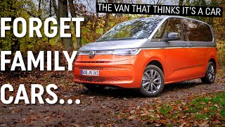 2022 VW Multivan T7 hybrid review – a 7seater family van that feels like a CAR [upl. by Corel]