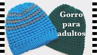 Gorro para adultos fácil y rápido en gancho con puntada quotPetit Poisquot para principiantes 88 [upl. by Jameson]