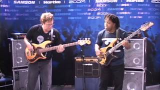 Victor Wooten amp Stu Hamm  Hartke NAMM [upl. by Anma]