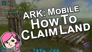 HOW TO CLAIM YOUR BASE NEW CHANGES TO BUILD RADIUS  ARK Mobile [upl. by Chelton961]