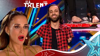 Toca la GUITARRA con los pies y deja al jurado SIN PALABRAS  Audiciones 1  Got Talent España 2023 [upl. by Nnylylloh]