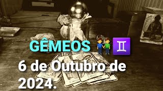 gêmeos GÊMEOS previsões para o dia 6 de Outubro de 2024 tarot [upl. by Analli]