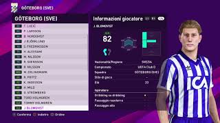 eFootball PES 2020 PS4  GÖTEBORG CLASSIC ALL TIME XI 95100 [upl. by Auhso762]