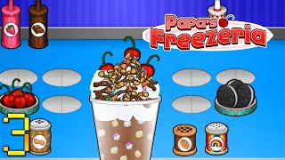 Papa´s Freezeria HD Day 6 to Day 7 Gameplay 3 [upl. by Gavrilla]