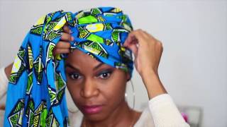 My 4 Quick and Easy Headwrap Styles  Natural Hair [upl. by Adnyleb70]