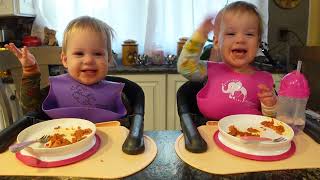 Twins try lobster ravioli [upl. by Jovitah]