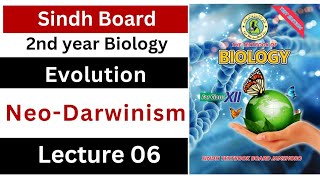 neo darwinism  evolution  class 12 biology Sindh board new book [upl. by Willyt]