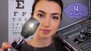 4 Hours of Eye amp Ear Exams ASMR for Work or Sleep  Soft Spoken [upl. by Newbold]