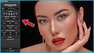 HighEnd Skin Retouching Using Tamara Williams Photoshop Plugin [upl. by Yniffit]