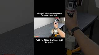 Testing the Worx Slammer Drill  worx cordlessdrill [upl. by Coney]