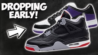 DROPING EARLY Nike SB DUNK Court Purple amp Jordan 4 Bred Reimagined [upl. by Aekerly]