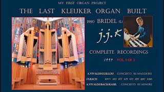 The last Kleuker Organ BRIDEL L OrganKaselBachVivaldiKleuker [upl. by Launame]