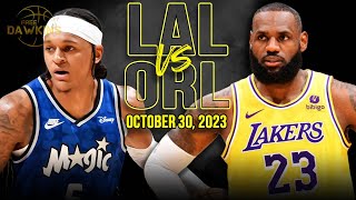 Los Angeles Lakers vs Orlando Magic Full Game Highlights  October 30 2023  FreeDawkins [upl. by Colner942]