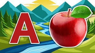 12345 Kids Class Alphabet Number A For Apple Nursery Rhymes B For Learning Kidsghanvoice [upl. by Raskin704]