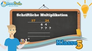 Schriftliche Multiplikation  multiplizieren Mal rechnen  Klasse 5 ★ Wissen [upl. by Lertnom]