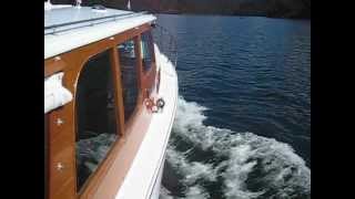 Halvorsen Cruiser on Hawkesbury River Sydney  Wooden Boats [upl. by Aramot872]