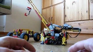 LEGO Technic Tracked Crane with Outtriggers [upl. by Pickett]