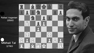 Mikhail Tal vs Rafael Vaganian [upl. by Anircam]