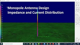 Experiment 3 Monopole Antenna Design using NEC Simulation Software [upl. by Palocz773]