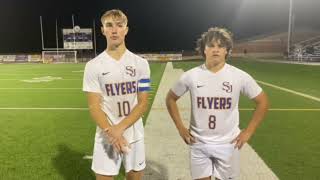 Ironton St Joe’s Landon Rowe and Carson Lyons discuss win over Valley [upl. by Iror942]