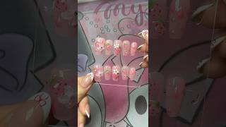 Strawberry Candy Nails🍓 nails warehousejobs asmr nailtech nailart pressonnails asmrsounds [upl. by Ielarol]