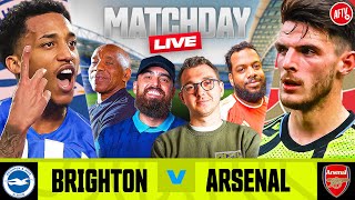 Brighton 03 Arsenal  Match Day Live  Premier League [upl. by Shaffert517]