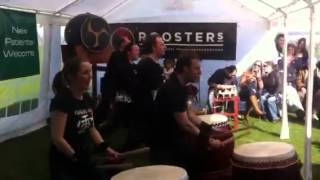 Kaminari Taiko Drummers at the Poppleton Beer Festival [upl. by Odraleba]