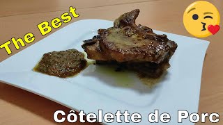 Côtelette de Porc Grillée  La Meilleure Recette  Grilled Pork Chop  The Best Recipe [upl. by Nimrak]