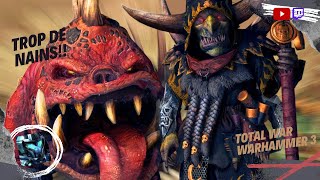 Trop de Nains Campagne Skarsnik Total War Warhammer 3 [upl. by Lawrenson]