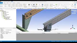 CAD file and Static structural analysis of Rear underride guard using Ansys workbench [upl. by Clarhe862]