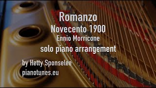 Romanzo from ther movie Novecento 1900 Ennio Morricone Pianotunes [upl. by Nnylyaj716]