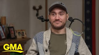 Sitting down with Neuralink’s 1st brain chip implant patient [upl. by Adnical]