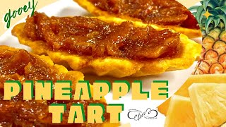 PINEAPPLE TART  GOOEY PINEAPPLE  MELTS IN YOUR MOUTH TART SHELL [upl. by Dailey]