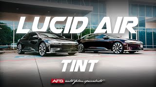 Lucid Air Window Tint Installation  AFS Houston [upl. by Tocci687]