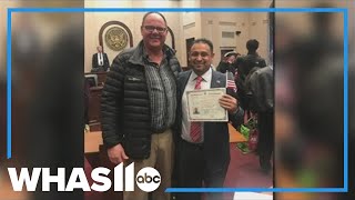 New US citizen casts his ballot for the very first time in the Nov 5 election [upl. by Anavrin]