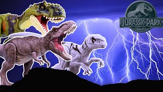 Special Jurassic World Dinosaur Collection Indominus Rex Indoraptor TREX Therizinosaurus amp More [upl. by Kailey522]