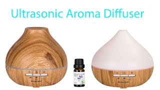 Silvercrest Ultrasonic Aroma Diffuser SADH A1 FULL REVIEW [upl. by Netsyrk]