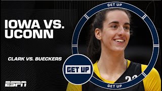 Caitlin Clark vs Paige Bueckers Iowa vs UConn will be iron sharpening iron ⭐️ ⭐️  Get Up [upl. by Yentnuoc38]