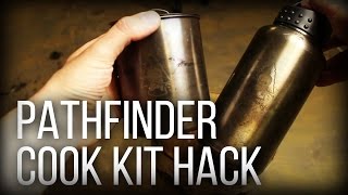 Pathfinder Stainless Steel Bottle Cooking Kit Hack [upl. by Nwahsit]