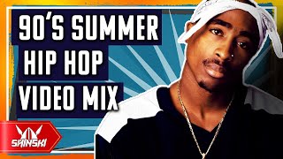 Best of 90s Hip Hop Summer Hits Clean Video Mix  Dj Shinski 2 pac Notorious BIG Snoop dogg Dre [upl. by Meletius]