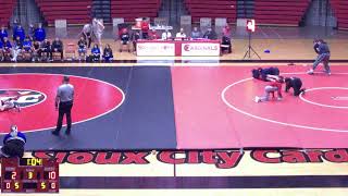 South Sioux City High School vs BoydenHullRock Valley Mens Varsity Wrestling [upl. by Epuladaugairam]