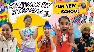 Stationary Shopping For New School  RS 1313 VLOGS  Ramneek Singh 1313 [upl. by Ahtebbat]