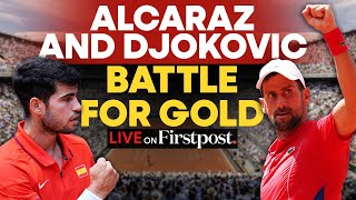 Paris Olympics 2024 LIVE Novak Djokovic and Carlos Alcaraz Clash for the Gold Medal at the Olympics [upl. by Blaire]