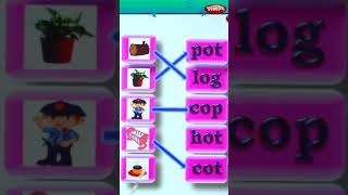 Read and Match  Part6  Match picture with words  Easy Phonetics  English Phonics Learning Video [upl. by Arod]