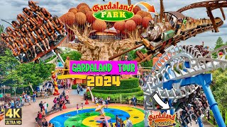 Explore Gardaland 2024 4k 60fps gardaland tour [upl. by Dareece]