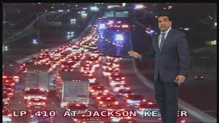 Deadly crash on Loop 410 backs up morning traffic [upl. by Attenor718]