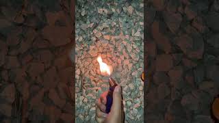 Regular cotton ball vs Vaseline fire starter Vaseline [upl. by Attaymik206]