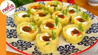 GÜN SOFRALARINIZA ÇOK YAKIŞACAK👍PORSİYONLUK Yoğurtlu🥔 😋Patates Çanağı Tarifi [upl. by Eyr266]