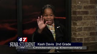 Star Student Kash Davis 111124 [upl. by Vanden]