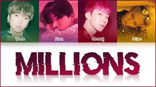 WINNER 위너  MILLIONS LYRICS Color Coded HanRomEng가사 [upl. by Pyotr568]